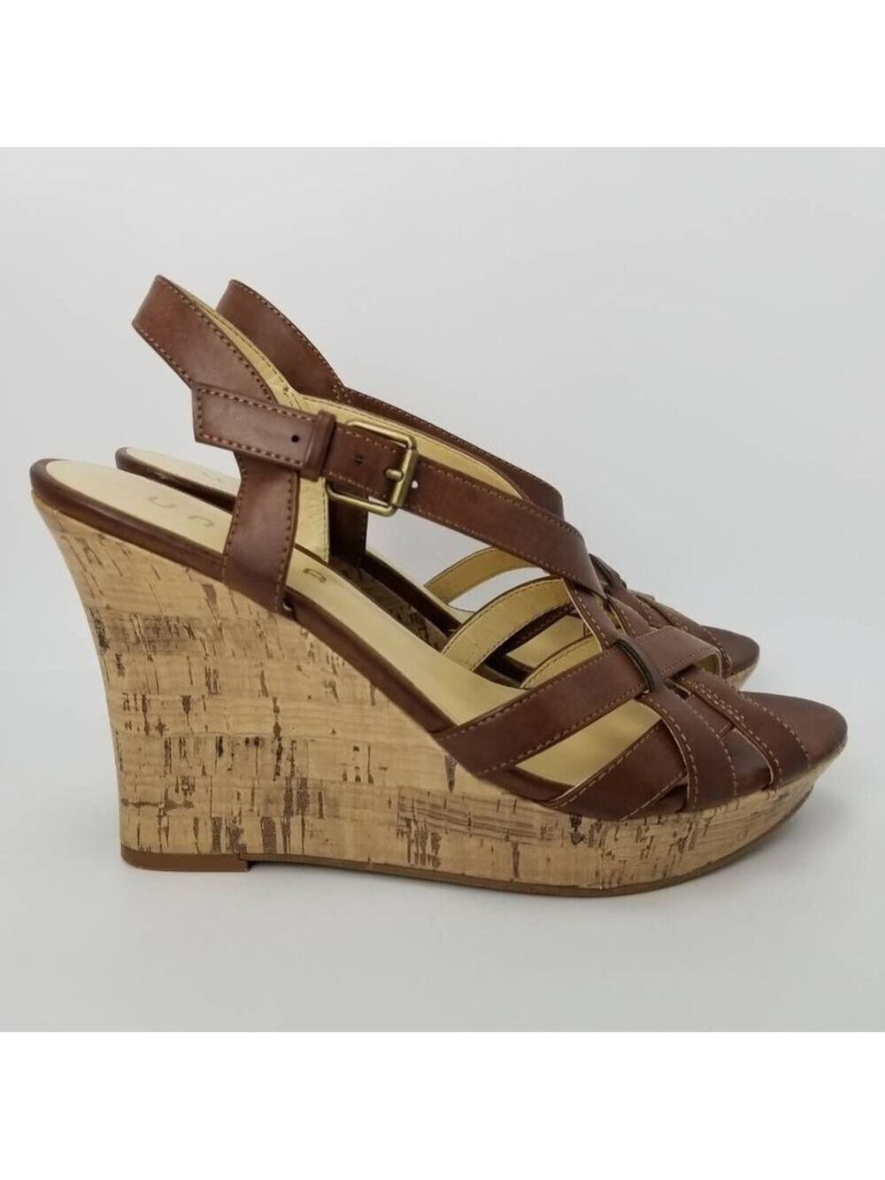 Unisa Womens Unalason J Wedge Heels Sandal Size 8.5 M